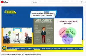 Universitas Putra Bangsa Sukses Gelar Webinar Sains Data
